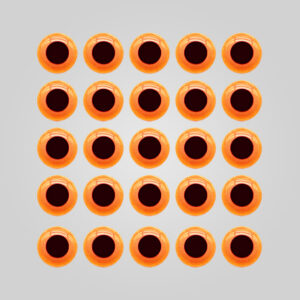 Ochi 3D Glow in the Dark Orange (50 buc)