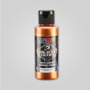 vopsea airbrush Createx Wicked W363 Metallic Copper 60ml efect metalic cupru pentru voblere